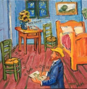 Homage to Van Gogh (bedroom painting)